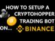 How to Setup A CryptoHopper Automated Bitcoin BTC Crypto Trading Bot Strategy on BINANCE Exchange