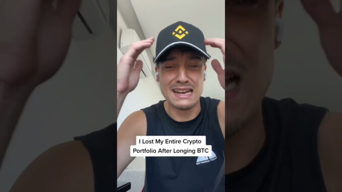 He Lost All His Crypto #crypto #investing #cryptocurrency #money #bitcoin #cryptoinvestment